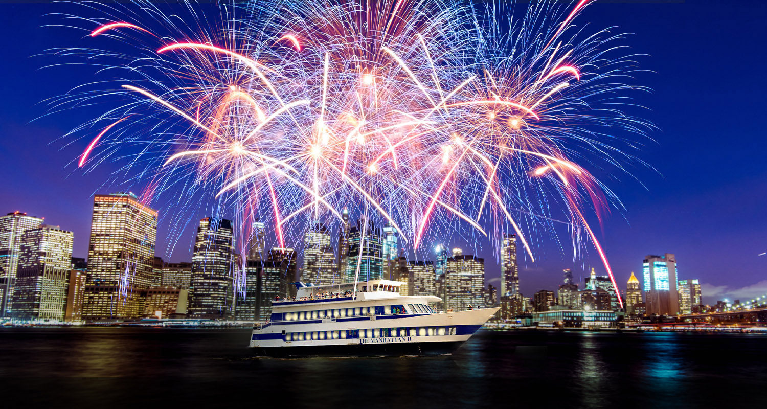 fireworks cruise yacht